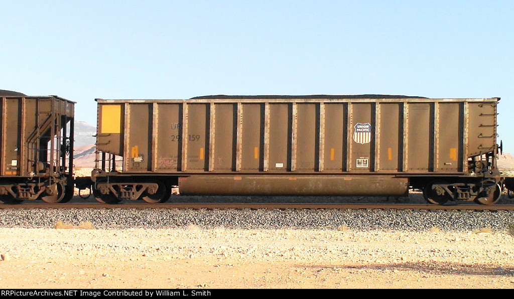 WB Loaded Coal Hooper Frt at Erie NV W-Pshr -47